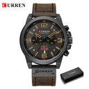 CURREN Chronograph Military Sport Watch: Stylish Waterproof Timepiece  ourlum.com   