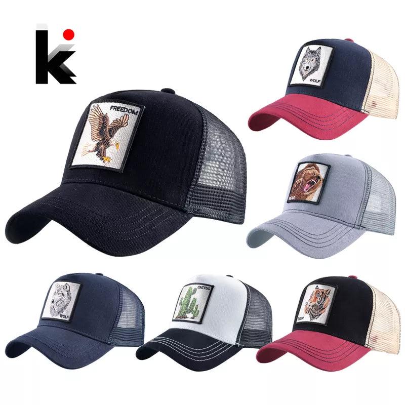 Fashion Animals Embroidery Snapback Hip Hop Baseball Cap: Trendy Streetwear Style  ourlum.com   