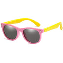 YouthFlex Polarized Sunglasses for Kids-Flexible Silicone Frame-UV400 Protection-Fashionable Shades-Eyewear for Boys and Girls  ourlum.com pink yellow  