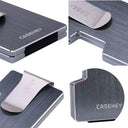 Casekey Mens Slim Wallet with Money Clip RFID Card Holder