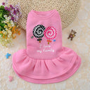 Christmas Princess Teddy Dog Dress: Cozy, Cute & Versatile Pet Apparel  ourlum.com Pink XS 