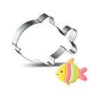 Stainless Steel Dolphin and Crab Cookie Cutter Set Eco Friendly