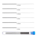 Stainless Steel Nozzle Cleaning Needles Set: Precision Drill Kit - Achieve Flawless 3D Prints  ourlum.com 0.4mm CHINA 