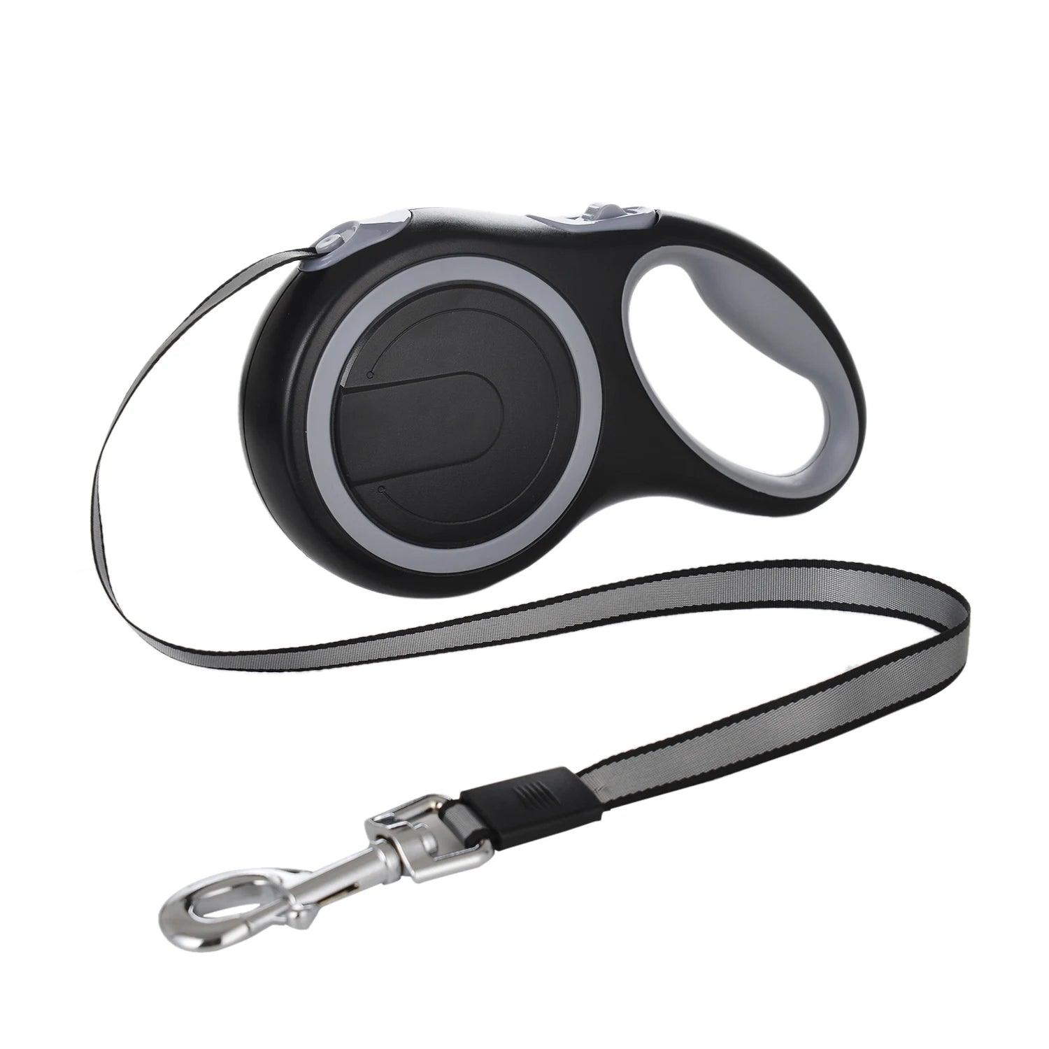 Adjustable Nylon Dog Leash with Retractable Roulette Collar - Ideal for Walking, Hiking, and More  ourlum.com   