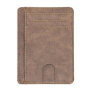 RFID Blocking Leather Wallet Stylish Card Holder Purse Gift