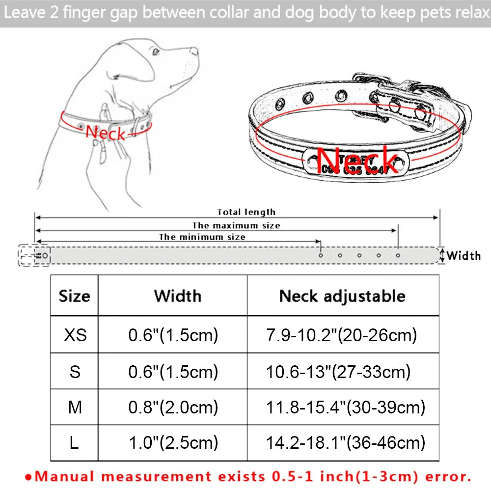Custom Rhinestone Dog Collar with Personalized Name Plate  ourlum.com   