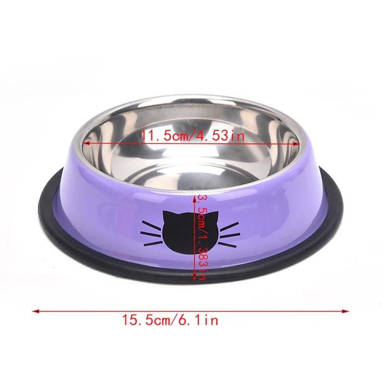 Thick Non-Slip Stainless Steel Pet Bowl: Ultimate Dining Solution  ourlum.com   