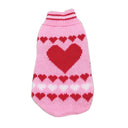 Cartoon Pet Dog Sweater: Stylish Winter Clothing for Small Breeds  ourlum.com Pink Love 6 United State