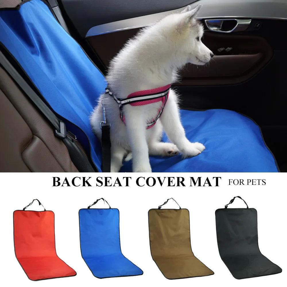 Waterproof Pet Car Seat Cover: Durable Protector for Cat Dog Carrier - Easy Install, Versatile Usage & Anti-Scratch Polyester  ourlum.com   