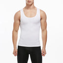 Men's Slimming Body Shaper Corset Vest Shirt Compression