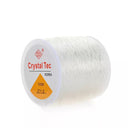 Crystal Clear Elastic Thread Jewelry Making Kit for Bracelets