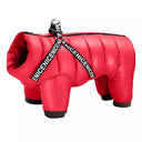 Cozy Hooded Winter Dog Jacket with Waterproof Harness for Small to Medium Dogs  ourlum.com Red 10 