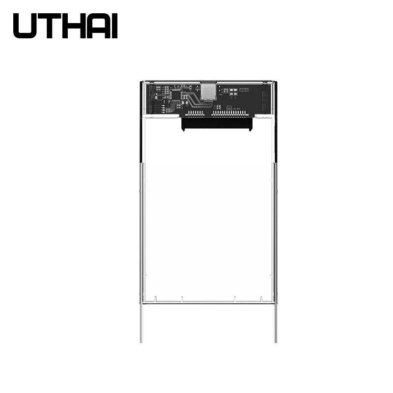 UTHAI Transparent Portable HDD Enclosure: Effortless Data Transfer & Security  ourlum.com   