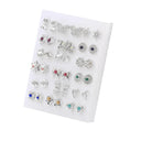 Women Acrylic Crystal Stud Earrings Set: Trendy Small Studs for Fashionable Women  ourlum.com 06  