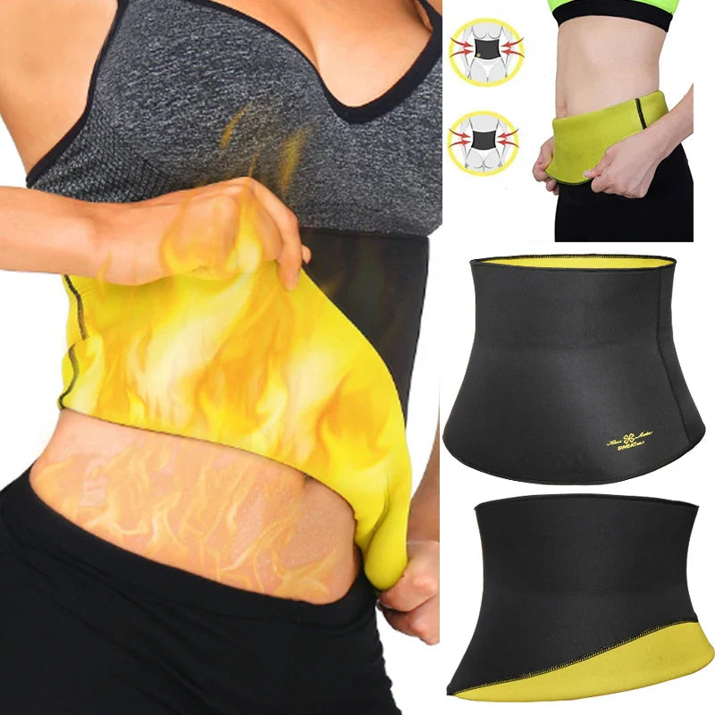 Neoprene Waist Trainer: Slimming Sweat Shapewear for Women’s Workout & Tummy Control