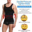 Men's Slimming Compression Shirt for Abs and Gynecomastia Support