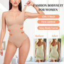 Women's Body Shaper Bodysuit with Padded Bra Support