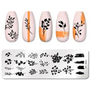 Stainless Steel Nail Art Stamping Plate Set for Creative Manicures