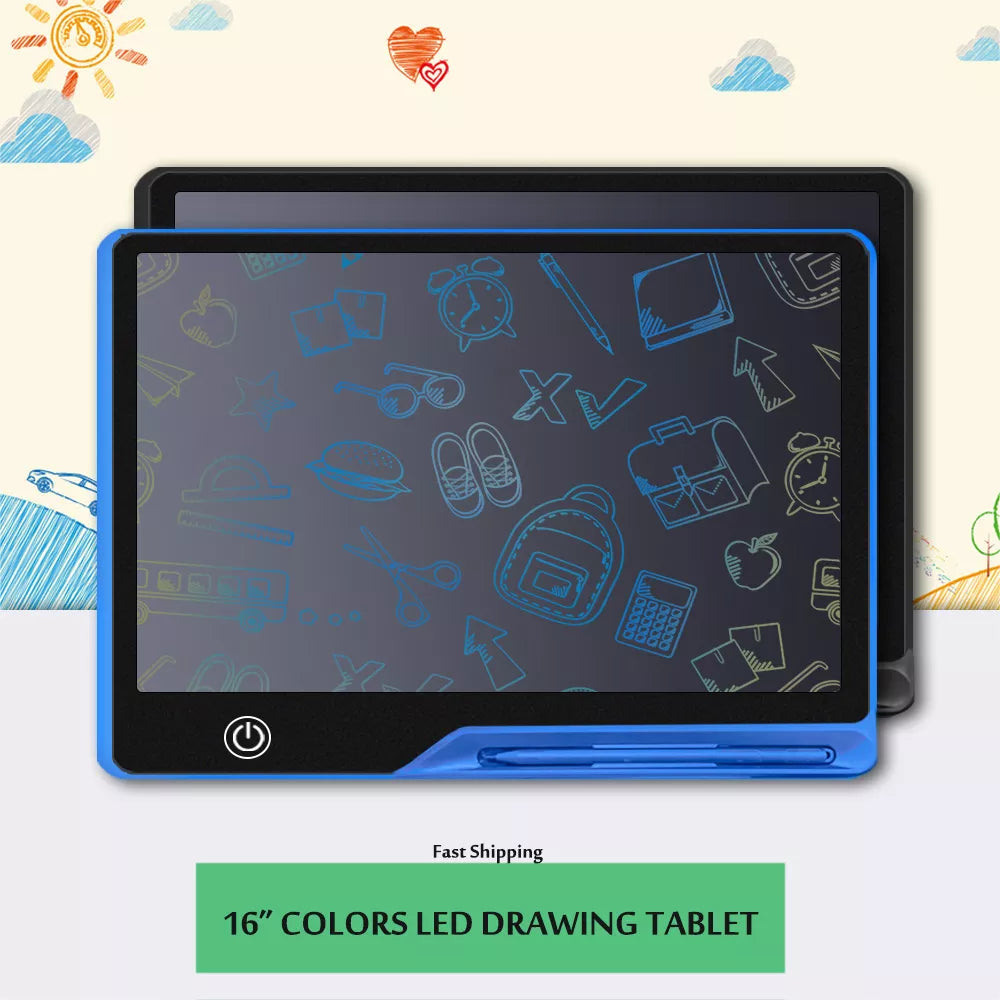 16Inch LCD Writing Tablet: Creative Kids Drawing Board & Fun Doodle Pad  ourlum.com