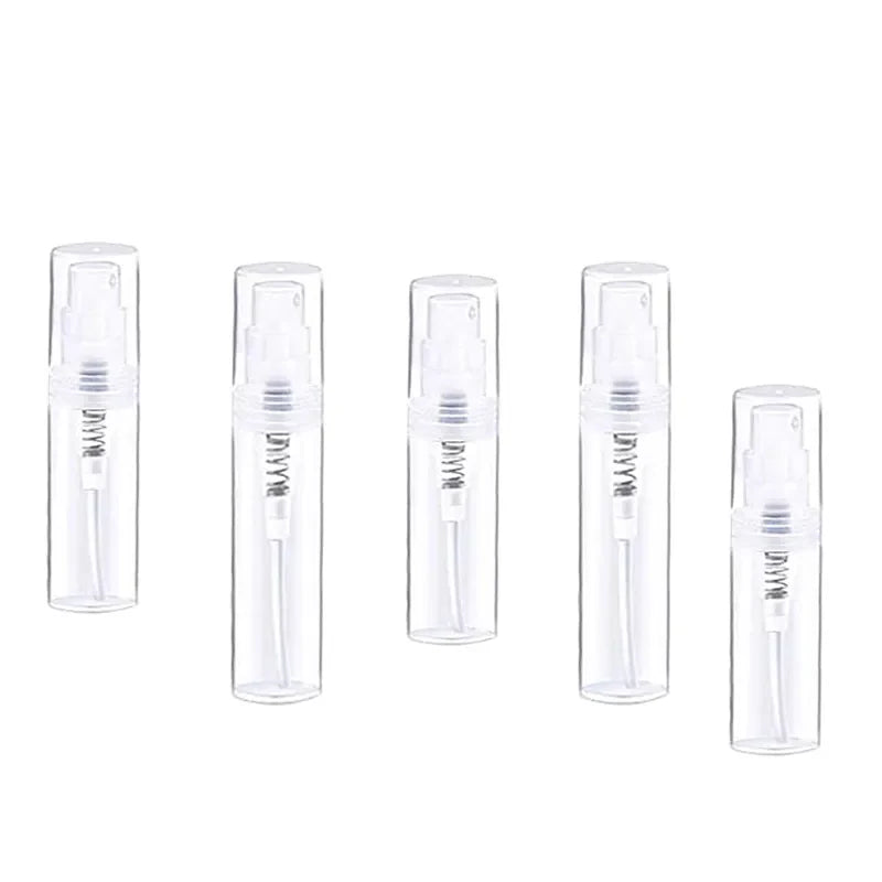 Mini Clear Plastic Spray Bottles Perfume Atomizer Travel Set  ourlum.com Clear 2ml Plastic