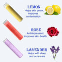 ZhangJi Aroma Scent Filter Shower Head Replacement with Vitamin C Lemon Rose Lavender - Spa Shower Skin Care Upgrade  ourlum.com   