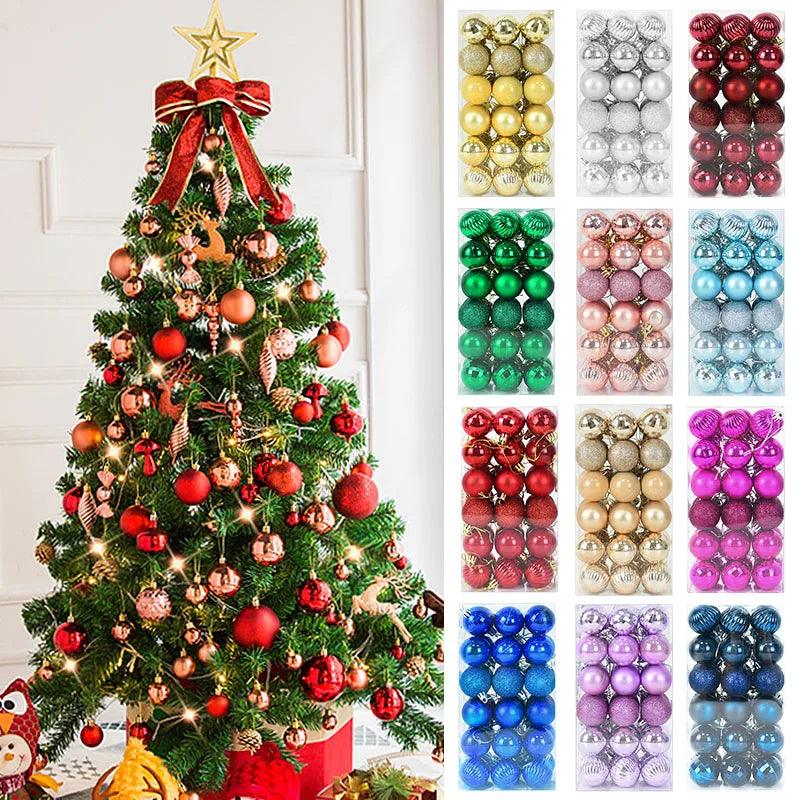 Christmas Tree Ornaments Set: Festive Holiday Decor & Gift  ourlum.com   