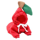 Cozy Plush Winter Pet Jacket for Small Dogs and Cats  ourlum.com Red XS 