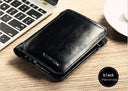 ManBang Leather Men's Wallet Stylish Short Purse Card Holder