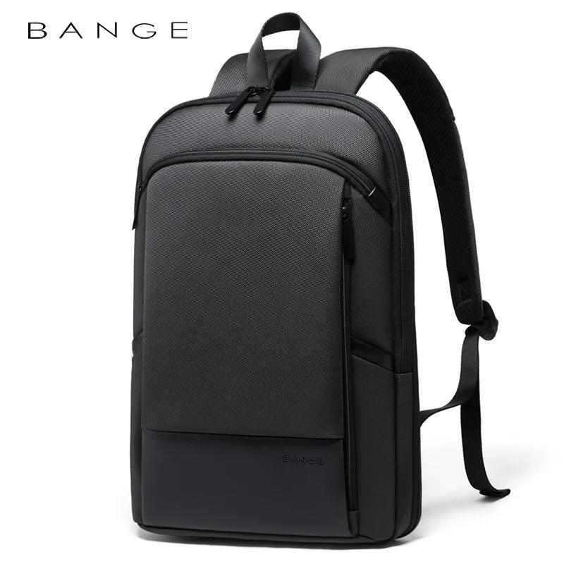 Stylish BANGE Waterproof 15.6" Laptop Backpack for Men - Perfect for Business Travel and Daily Commutes