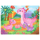 Wooden Cartoon Animal 3D Puzzle for Kids: Educational Toy for Children  ourlum.com 23-dino  