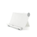 Foldable Phone Holder Stand: Adjustable Viewing Angle for Samsung S20, iPhone 11  ourlum.com C11-White  