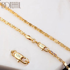Gold Charm Chain Necklace: Stylish Adjustable Jewelry for Chic Fashion