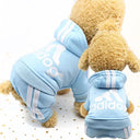 Adidog Luxury Winter Sweater for Small to Medium Dogs  ourlum.com sky blue XS 