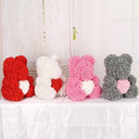 Foam Teddy Bear Rose Flowers Wedding Christmas DIY Decor  ourlum.com   