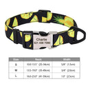 Personalized Nylon Dog Collar with Free Engraving: Stylish & Safe Pet Accessory  ourlum.com 159BL S 