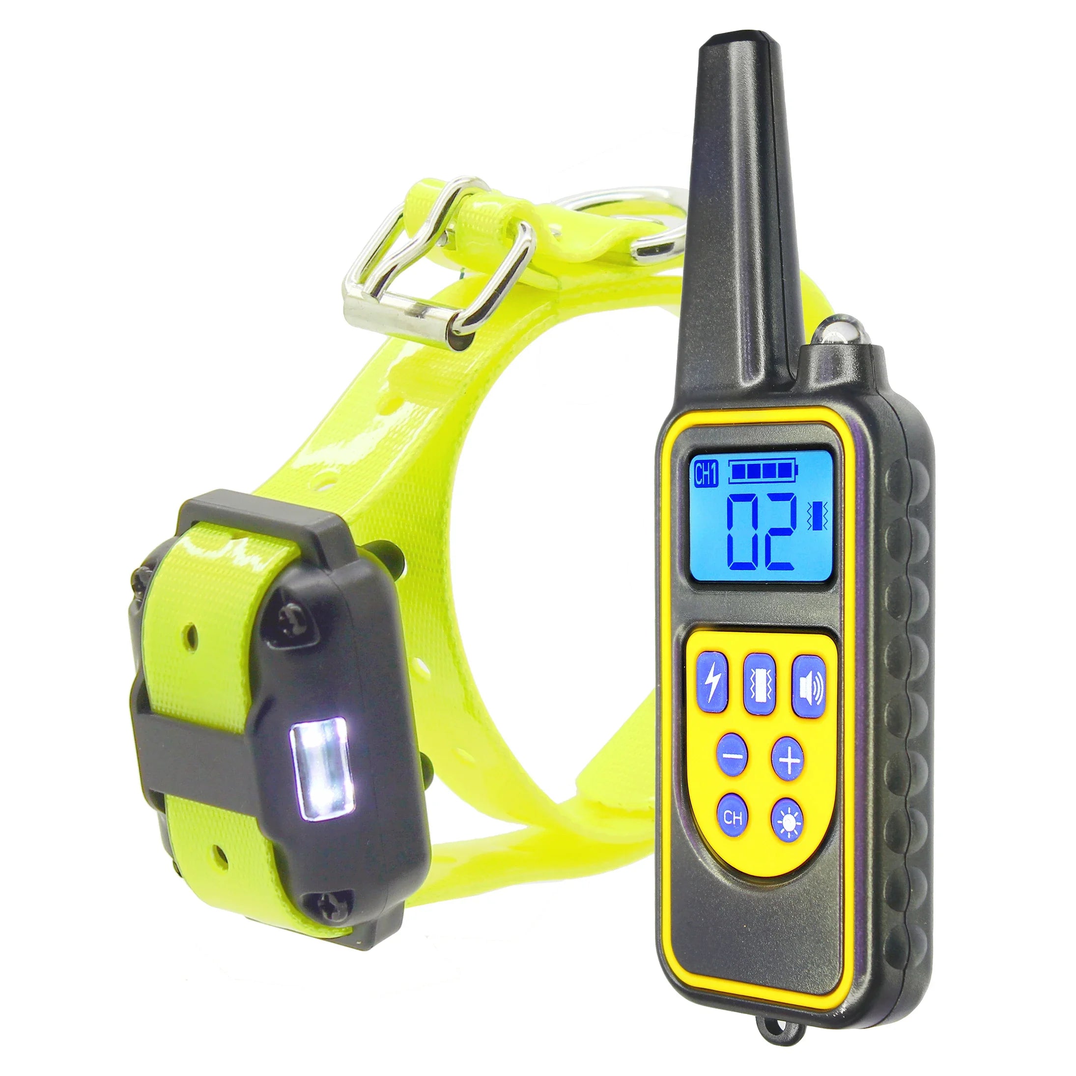 Electric Dog Training Collar with Remote Control and LCD Display  ourlum.com   
