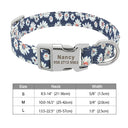 Personalized Nylon Dog Collar with Free Engraving: Stylish & Safe Pet Accessory  ourlum.com 217HBLUE5 S 