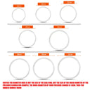 Silicone Sealing Ring Gasket Replacement Heat Resistant For Kitchen Pressure Cooker Tools DO