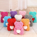 Foam Teddy Bear Rose Flowers Wedding Christmas DIY Decor  ourlum.com   