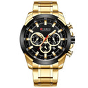 CURREN Men’s Luxury Chronograph Watch: Bold Waterproof Timepiece  ourlum.com G B  