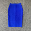 Rayon Bandage Pencil Skirt Elegant Celebrity Party Wear