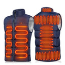 9 Heated Vest Zones Electric Heated Jackets For Men Women