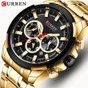 CURREN Men’s Luxury Chronograph Watch: Bold Waterproof Timepiece  ourlum.com   