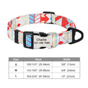 Personalized Nylon Dog Collar with Free Engraving: Stylish & Safe Pet Accessory  ourlum.com 160WH S 