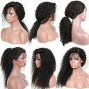 Luxurious Deep Wave Curly Lace Front Wig for Beauty