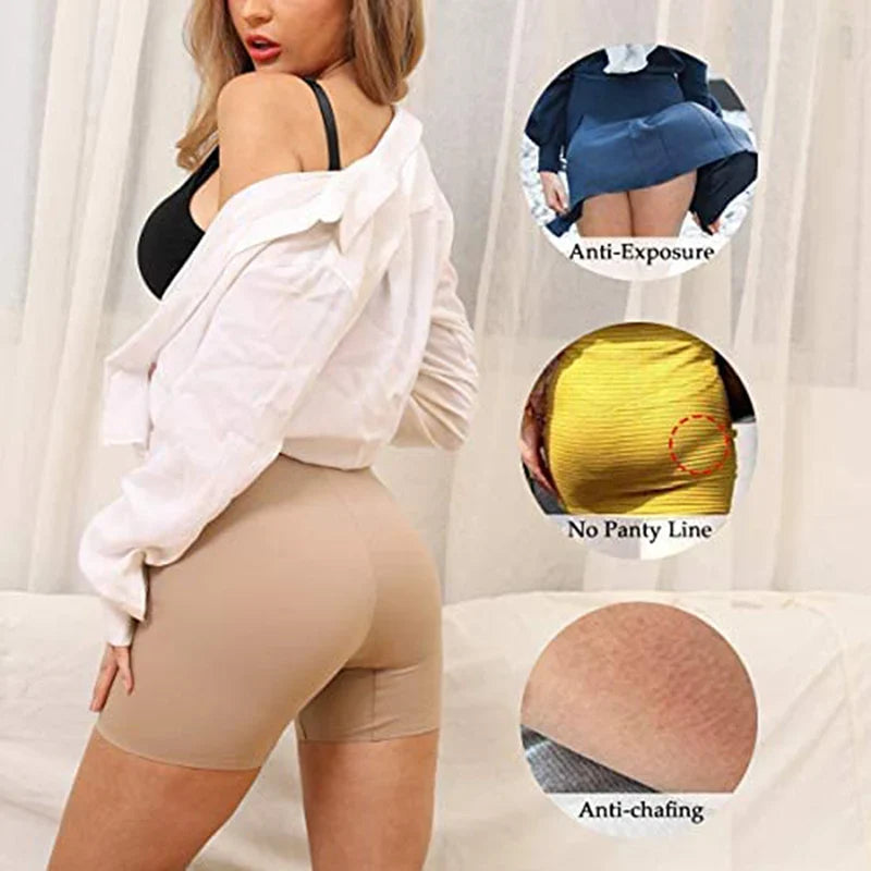 High Waist Tummy Control Slip Shorts - Seamless Thigh Slimmer Shapewear for Women