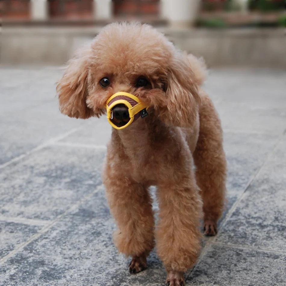 Adjustable Breathable Dog Muzzle for Safe Restraint & Comfort  ourlum.com   