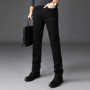 ICPANS Autumn Summer Denim Jeans Men Straight Stretch Regular