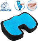 U-Shaped Memory Foam Gel Seat Cushion for Travel Support