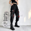 Women Cargo Pants 2023 Harem Fashion Punk Jogger Trousers